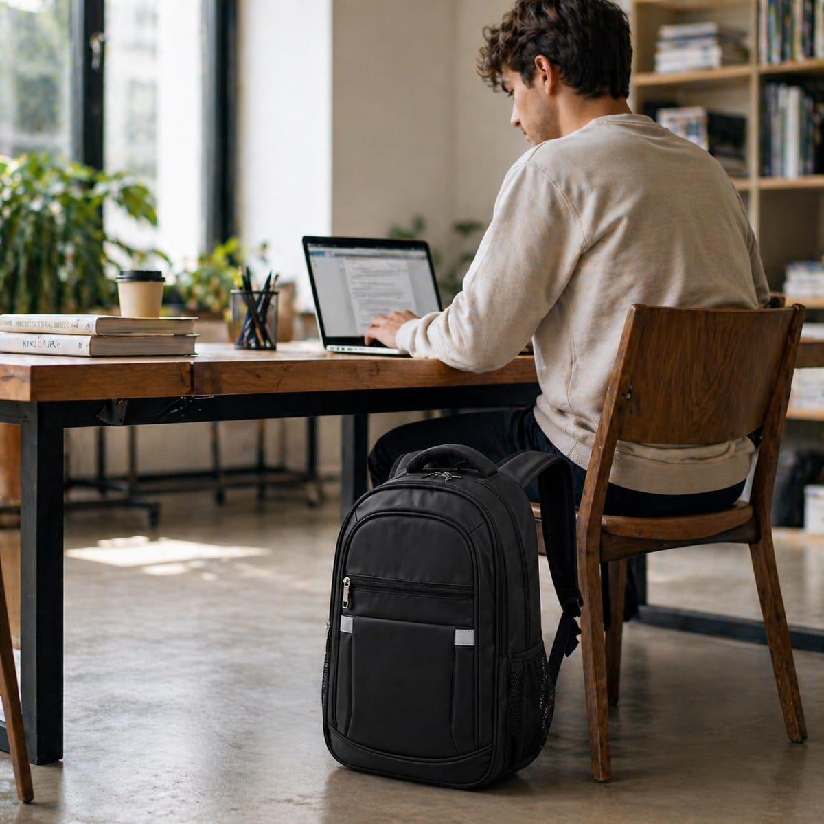 Zaino Unisex 18” – Elegante e Capiente