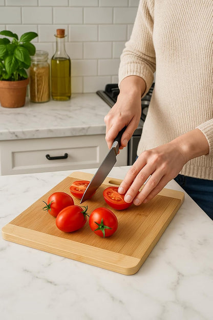 Tagliere da Cucina in bambù con Manico – Energy Group