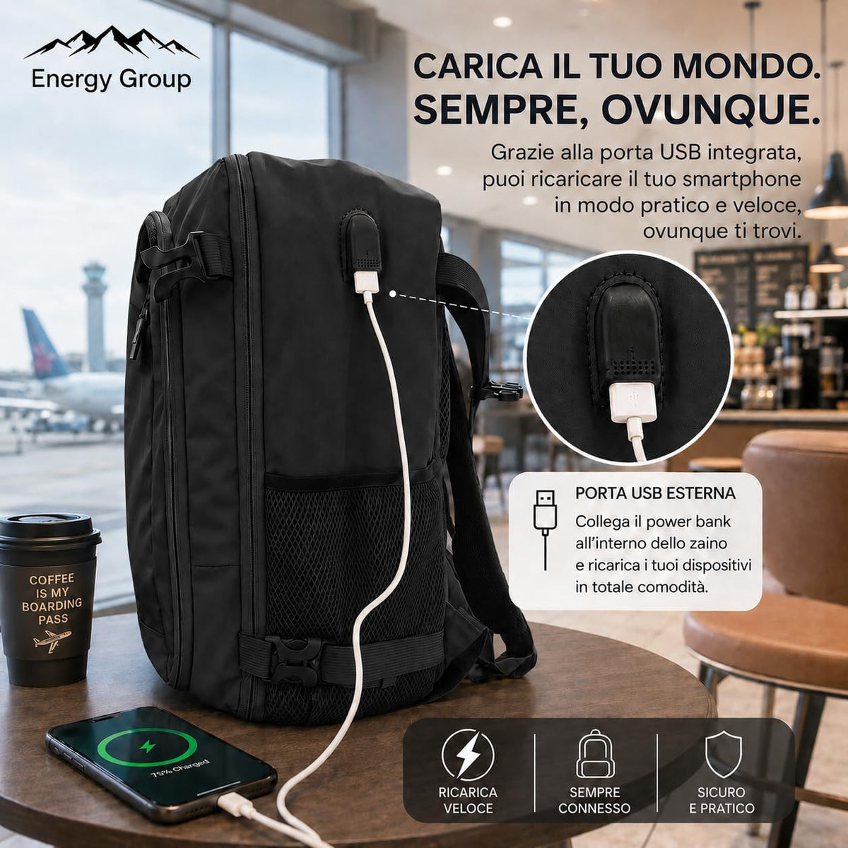 Zaino Professionale Multifunzione Energy Group (Copy)