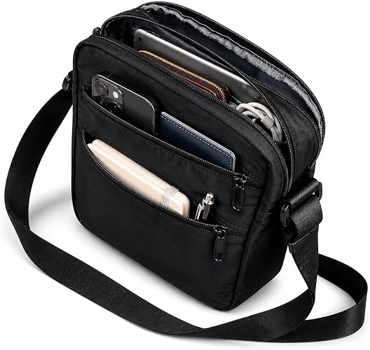 Borsello a Tracolla Unisex – Compatto, Sicuro e Sempre con Te