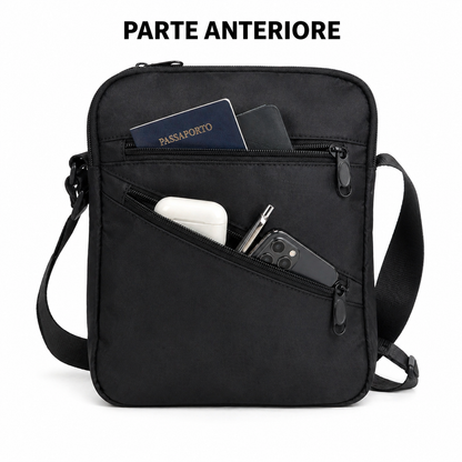 Borsello a Tracolla Unisex – Compatto, Sicuro e Sempre con Te