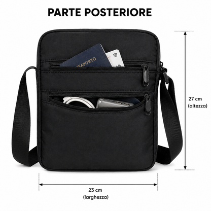 Borsello a Tracolla Unisex – Compatto, Sicuro e Sempre con Te