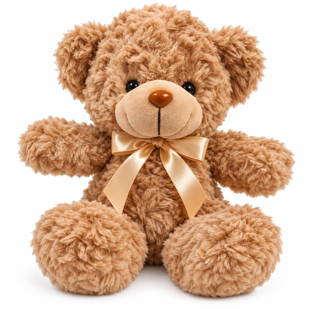 ENERGY GROUP – Orsetto di Peluche Morbido con Fiocco – 28 cm – 4 Colori – Idea Regalo